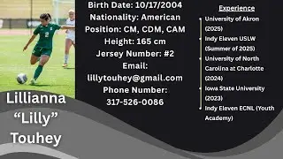 2025 Highlight Video- Lilly Touhey