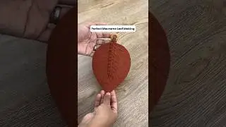 Macrame leaf Making | Perfect leaf #macrameleaf #macrame