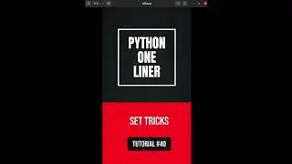 Python one-liners #40 #shorts - Set tricks
