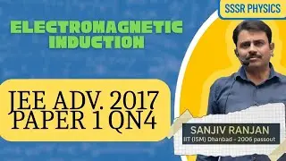 Jee adv. 2017 Paper1 QN4 Electromagnetic Induction #education #jeeadvanced #physics