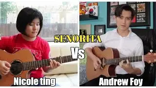 Senorita Fingerstyle | andrew Foy VS Nicole ting