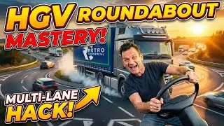 HGV Lesson: How to Master Multi-Lane Roundabouts in an HGV?