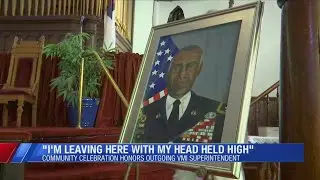 'I'm leaving here with my head held high': community celebration held for outgoing VMI superintenden