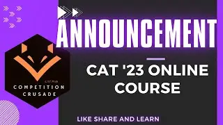 |INTRODUCTION TO CAT 2023 COURSE| |PRACTICE WITH TIMER| |VIDEO ANALYSIS|