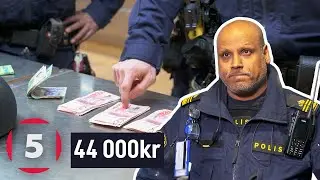 Gränsbevakarna Sverige | Man med 44 000kr i kontanter misstänks för stöld | Kanal 5 Sverige
