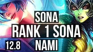 SONA & Jhin vs NAMI & Xerath (SUP) (DEFEAT) | Rank 1 Sona, 1.8M mastery | JP Challenger | 12.8