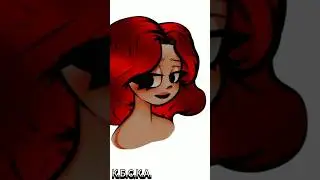 Speedpaint | The red-haired girl