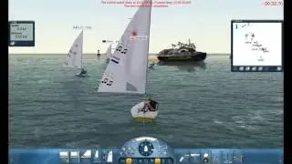 Sail Simulator 5 Racing against 5 other Laser sailors.