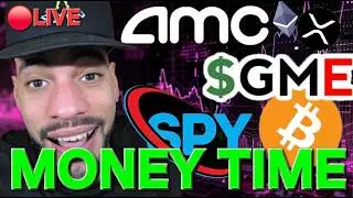 🔴LIVE Stocks & Crypto: Is SPY & QQQ BACK + AMC Is Back On The Move! 