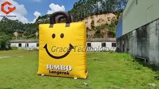 Giant Inflatable Shopping Bag Replicas Advertising Inflatable Bag Balloon for Outdoor Exhibition