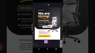 Vacancy flyer design in Pixellab 🔥 #pixellab #shorts
