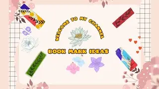 Top 4 Easy Bookmark 🔖 ideas/Acrylic painting 🎨❤️/Boho Bookmark/art tutorial step by step 😍#bookmark