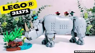 This Rhino is a BEAST! 🦏 LEGO Creator 3in1 Set 31171