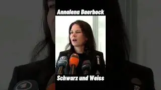 Annalena Baerbock - Schwarz und Weiss