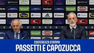 IL DG PASSETTI E IL DS CAPOZUCCA IN CONFERENZA STAMPA 🎙️
