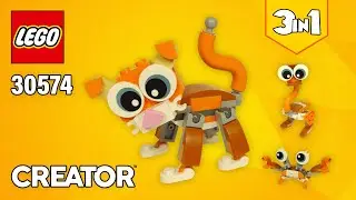 LEGO&reg; Creator 3in1 Cat [30574](55 pcs) Crab & Ostrich Building Instructions | Top Brick Builder