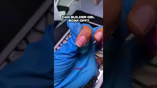 How to remove builder gel 💅 #nails #buildergelnails #nailtutorial