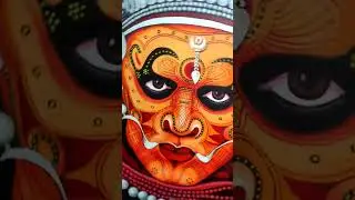 Acrylic Paint on Canvas | Theyyam