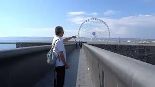 20180518 bridge from Fort Saint-Jean to Mucem, Marseille
