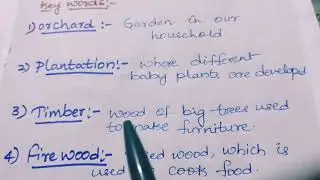 16 Forest...our life # keywords #7th Class science @Science Innovators 🌱