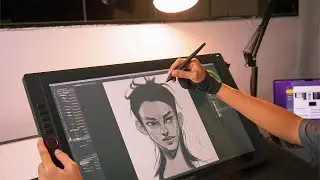 I tried this HUGE drawing tablet  XP-Pen 24 Pro   ( Artist review )