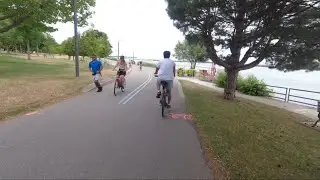 Lakeshore Cycle ride with brother in Canada Ontario #cycling #bicycleride #lakeshore