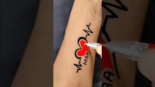 maa tattoo 🥰❤ #shorts