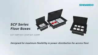 SCF series Integrated Floor Outlet Boxes for raised access floor applications