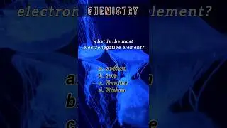 What Is the Most Electronegative Element? | Chemistry Explained Simply#Electronegativity #chemistry
