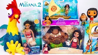 Unboxing Disney Moana 2 Toys Collection ASMR | Moana's Adventure Canoe Playset | Disney Toys Review