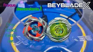 Ataque Descendente !! Drop Attack Battle Set (Unboxing e an&aacute;lise)- Beyblade X