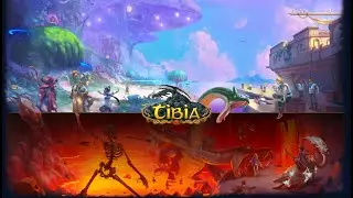 [TIBIA] Upando MONK do Zero ao 1.000 | DIA 01 [RUBINOT]