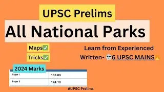 All National Parks of India l Maps and Tricks l UPSC PRELIMS l