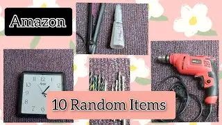 10 Amazon Random items | Home decor | i bell electric drill machine | Trendy haul