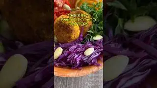 Chickpea Sweet Potato Fritters | Healthy Weight Loss Recipe | No Oil | High Protein Vegan