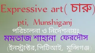 Expressive art work  pti Munshiganj.