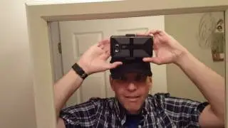 Action Hat with cell phone mount