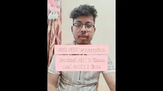 Cracked UGC NET English  twice and one time GATE, cracked both exams in my first attempt