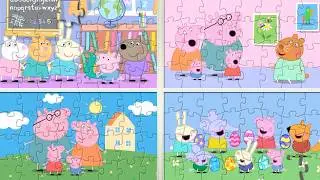 Peppa Pig Family, Peppa and Friends - Puzzles for kids Collection | KWA MEOW
