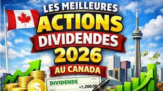 Meilleures actions à dividendes au Canada en 2026 – TOP 7 (rendement élevé + stabilité)