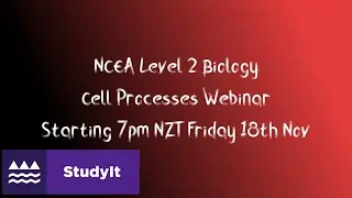 NCEA Level 2 Biology: Cell Processes AS 91156 Exam Preparation Webinar