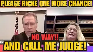 FED UP Judge Ricke RIPS INTO DEFENDANT AND HER LAZINESS!