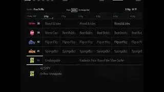 Xfinity Guide Listings (January 27, 2022)
