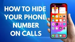 How to hide oe show caller ID display when making calls on iPhone
