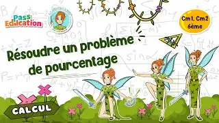 Résoudre un problème de pourcentage - Cm1 Cm2 6ème - Fée des Maths Leçon, Exercices, Evaluations