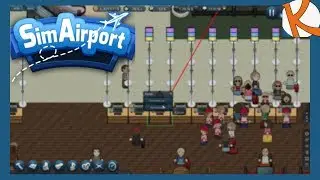 Der Trick mit den Warteschlangen im Restaurant &bull; Sim Airport Gameplay German #29