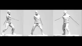 The sculpting of Grindlock for Toxic City Mall