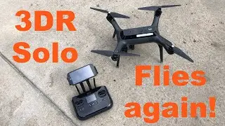 3DR Solo Drone View of the Deteriorating Chimney