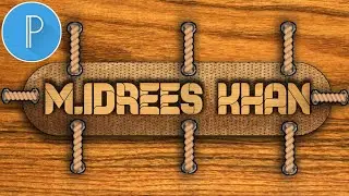 3D Idrees Name text Photo Editing || PixelLab Tutorial | My Studio 302