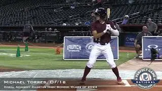 Michael Torres Prospect Video, OF 1b, Doral Academy Charter High School Class of 2024, #PGNational